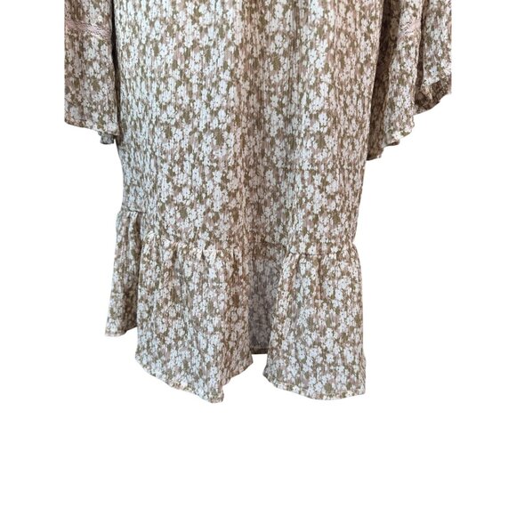 2/$30 Storia Small Floral Tassel Tie Boho Dress Small 100% Polyester - Picture 13 of 16